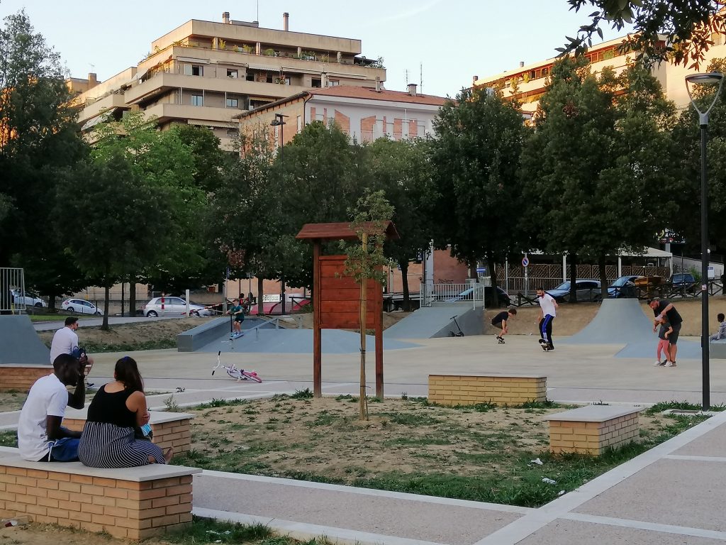 La pista da skate a Fontivegge