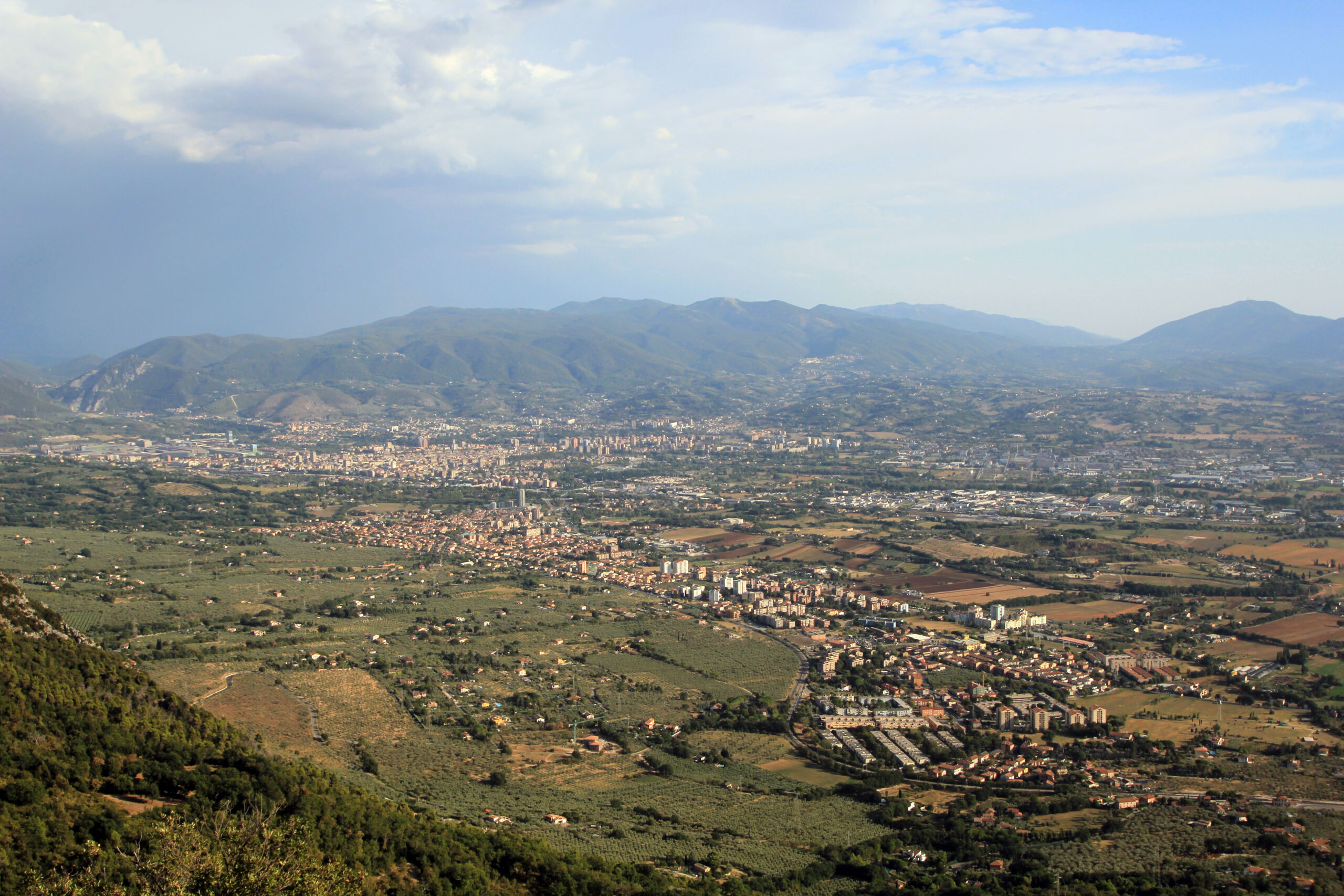 Un panorama della conca ternana