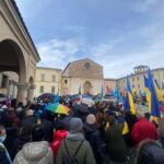 La manifestazione per la pace in Ucraina di Foligno del 26 febbraio 2022