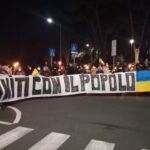 Fiaccolata per la pace in Ucraina a Terni il 28 febbraio 2022
