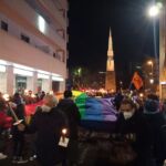 Fiaccolata per la pace in Ucraina a Terni il 28 febbraio 2022