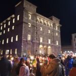 Fiaccolata per la pace in Ucraina a Terni il 28 febbraio 2022