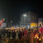 Fiaccolata per la pace in Ucraina a Terni il 28 febbraio 2022