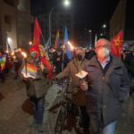 Fiaccolata per la pace in Ucraina a Terni il 28 febbraio 2022