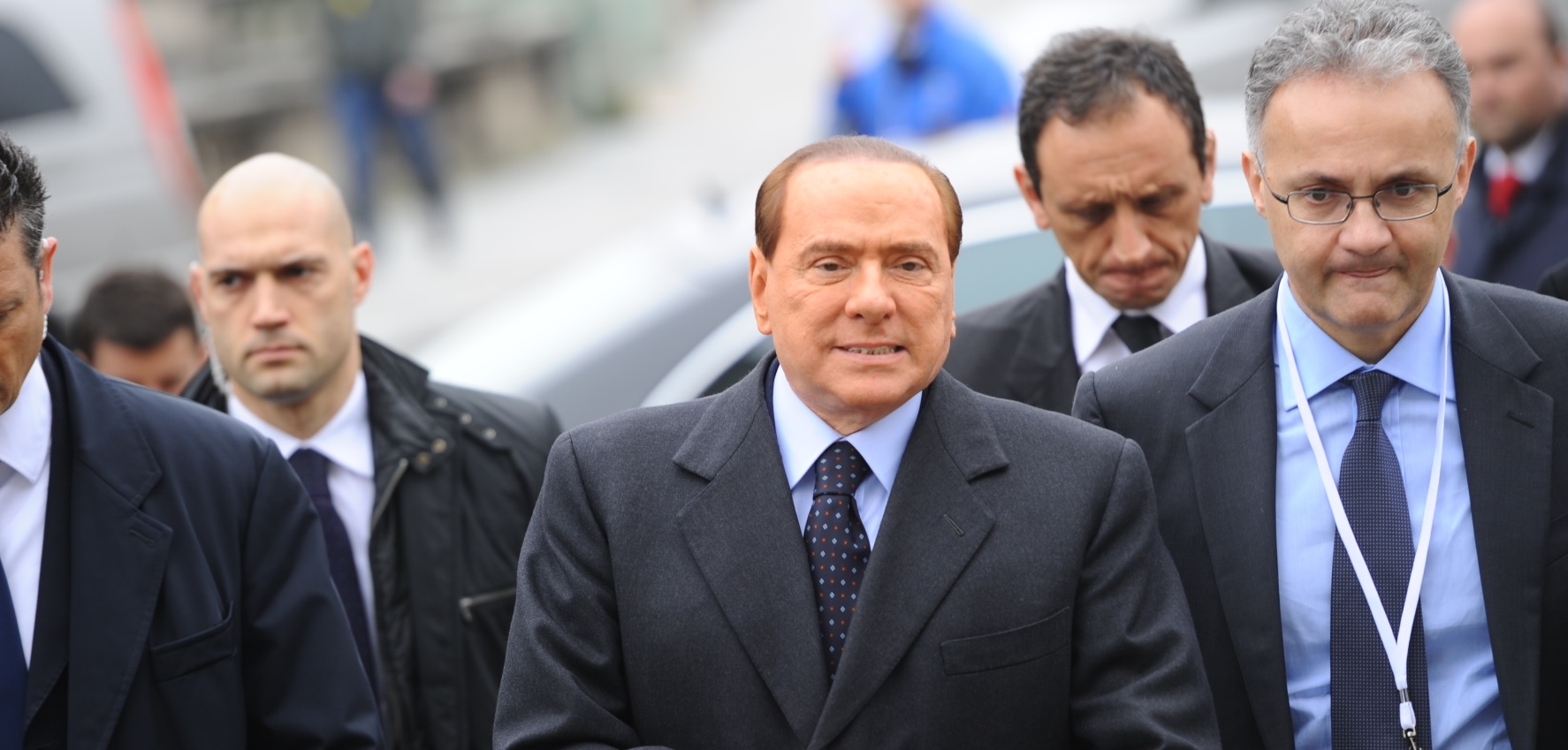 Berlusconi al summit del Partito popolare europeo nel marzo 2012
