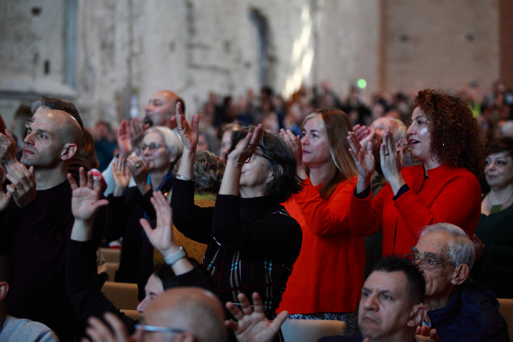 La platea alla presentazioen del programma di VIttoria Ferdinandi